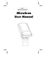 Preview for 1 page of solidat MicroScan User Manual