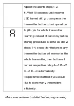 Preview for 12 page of Solidremote 402U Installation Manual