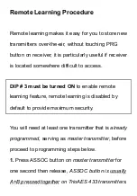 Preview for 16 page of Solidremote 402U Installation Manual