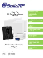 SolidRF Signal Plus Manual preview