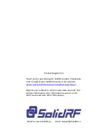 Preview for 16 page of SolidRF SOHO Dual Bands Manual