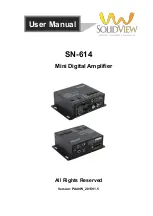 Preview for 1 page of SolidView SN-614 User Manual