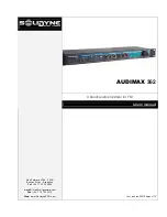 Предварительный просмотр 1 страницы Solidyne AUDIMAX 362 User Manual