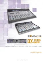 Solidyne DX 816 Owner'S Manual preview