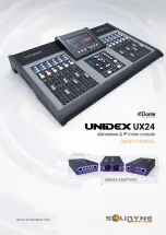 Solidyne UNIDEX UX24 Owner'S Manual предпросмотр