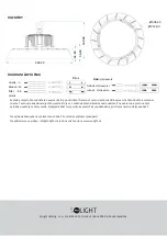 Предварительный просмотр 4 страницы Solight High Bay WPH-100W-006 Installation Manual