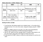 Предварительный просмотр 2 страницы Solight TE13 Operating Instructions Manual