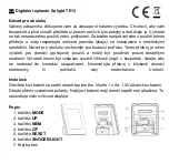 Предварительный просмотр 4 страницы Solight TE13 Operating Instructions Manual