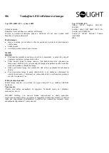 Preview for 2 page of Solight WM-100W-FVS Manual