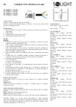 Предварительный просмотр 2 страницы Solight WM-10W-E Quick Start Manual