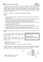 Solight WM-10WS-M User Manual preview