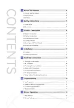 Preview for 3 page of SOLINTEG MHS-3.6K-30 User Manual