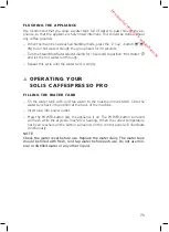 Preview for 73 page of SOLIS CAFFESPRESSO pro 117 User Manual