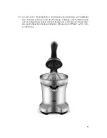 Предварительный просмотр 5 страницы SOLIS CITRUS JUICER PRO User Manual