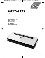 SOLIS EASYVAC PRO User Manual preview