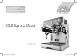 SOLIS Espresso Master 113 Instructions For Use Manual preview