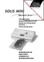 Preview for 1 page of SOLIS Mini Magic Vac Operating Instructions Manual