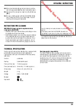 Preview for 27 page of SOLIS Mini Magic Vac Operating Instructions Manual