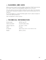 Preview for 39 page of SOLIS REVOLVAIR 755 User Manual