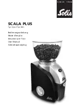 Preview for 1 page of SOLIS SCALA PLUS 1661 User Manual