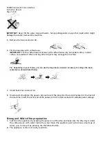 Предварительный просмотр 7 страницы SOLIS SOL8930 Instruction Manual