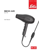 Предварительный просмотр 1 страницы SOLIS SWISS AIR User Manual