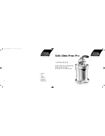 Preview for 1 page of SOLIS Type 845 Instructions For Use And Recipe Book