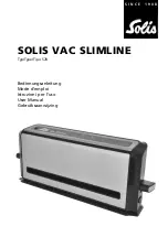 Preview for 1 page of SOLIS VAC SLIMLINE User Manual