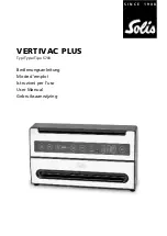 SOLIS VERTIVAC PLUS 5703 User Manual preview