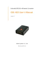 Предварительный просмотр 1 страницы Sollae Systems CSE-H53 User Manual