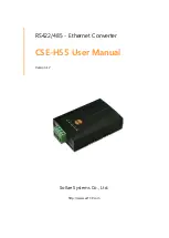 Sollae Systems CSE-H55 User Manual предпросмотр