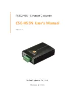 Sollae Systems CSE-H55N User Manual предпросмотр