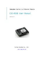 Sollae Systems CSE-M53G User Manual предпросмотр