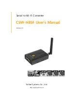 Sollae Systems CSW-H85F User Manual предпросмотр