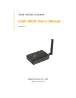 Sollae Systems CSW-H85K User Manual предпросмотр