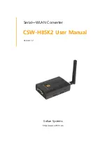 Предварительный просмотр 1 страницы Sollae Systems CSW-H85K2 User Manual