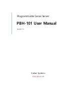 Предварительный просмотр 1 страницы Sollae Systems PBH-101 User Manual