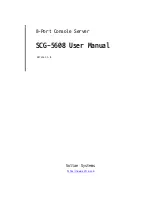 Preview for 1 page of Sollae Systems SCG-5608 User Manual