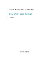 Предварительный просмотр 1 страницы Sollae Systems SIG-5430 User Manual