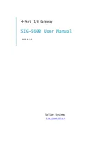 Предварительный просмотр 1 страницы Sollae Systems SIG-5600 User Manual