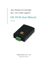 Preview for 1 page of Sollae CIE-H12A User Manual