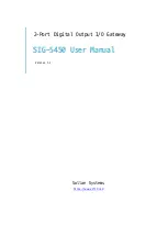 Sollae SIG-5450 User Manual предпросмотр