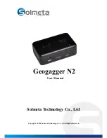 Предварительный просмотр 1 страницы Solmeta Geogagger N2 User Manual