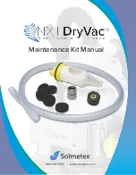 Preview for 1 page of Solmetex NXT DryVac Maintenance Kit Manual