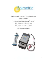 Предварительный просмотр 1 страницы Solmetric PVA-1000S User Manual