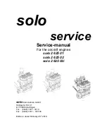 Solo 2 625 01 Service Manual preview