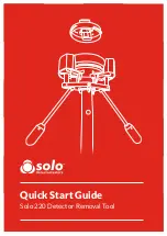 Предварительный просмотр 1 страницы Solo 220 Quick Start Manual