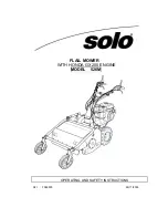 Solo 526M Operating And Safety Instructions Manual предпросмотр