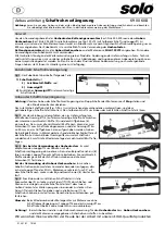 Solo 69 00 608 Assembly Instructions предпросмотр