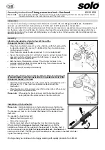 Предварительный просмотр 2 страницы Solo 69 00 859 Assembly Instructions